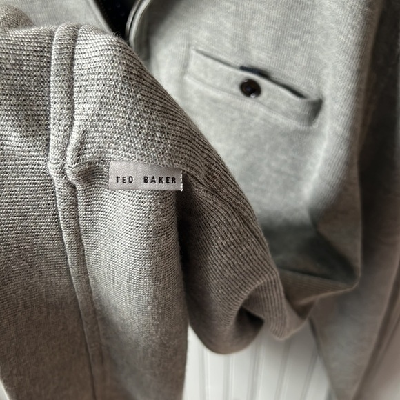 Ted Baker London Men’s Quarter Zip Wool Blend Sweater - Picture 7 of 11